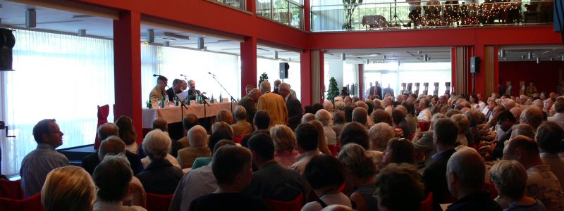 Eine Mitgliederversammlung der Gesellschaft der Freunde von Bayreuth